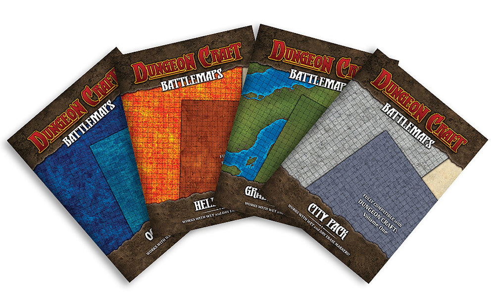 Dungeon Craft Battle Map: Expeditions 4-Map Pack