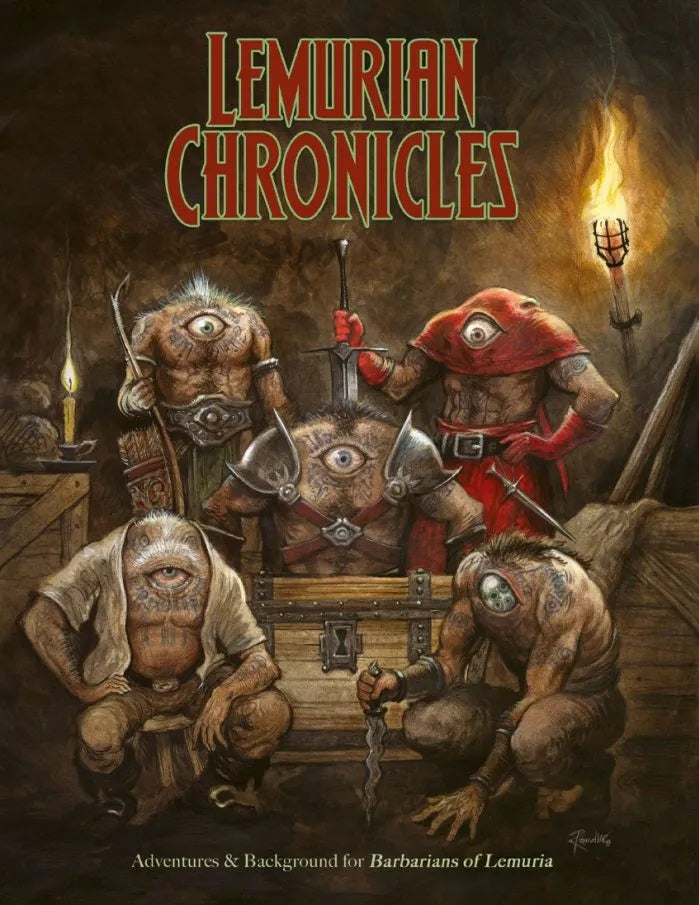 Barbarians of Lemuria RPG: Lemurian Chronicles 1