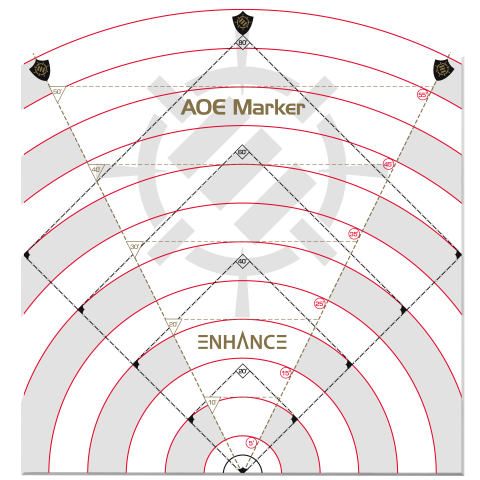 Enhance Tabletop: 60' AoE Cone Marker