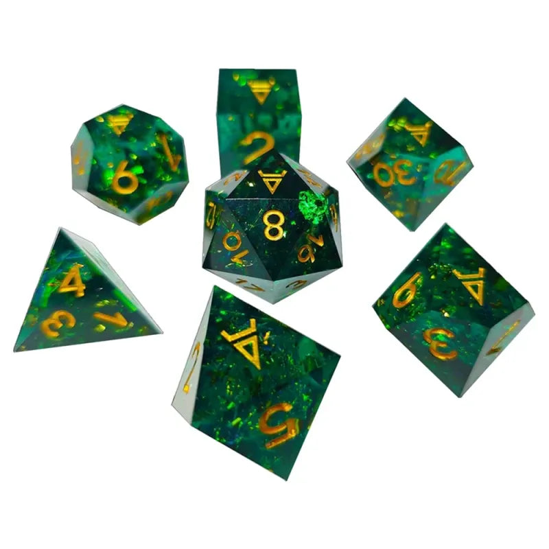 Legend in the Mist: ZAMANORA Dice Set Forest Warden