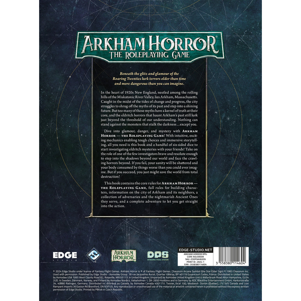 Arkham Horror RPG:  Core Rulebook