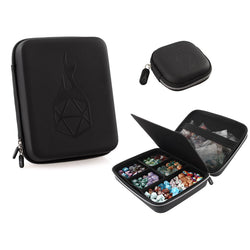 Dice Accessory Forged: Dice Box and Dice Tray with Removable Dice Holder - Holds up to 300 Metal or Plastic Polyhedral Dice