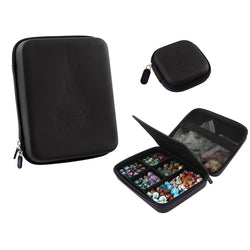 Dice Accessory Forged: Dice Box and Dice Tray with Removable Dice Holder - Holds up to 300 Metal or Plastic Polyhedral Dice