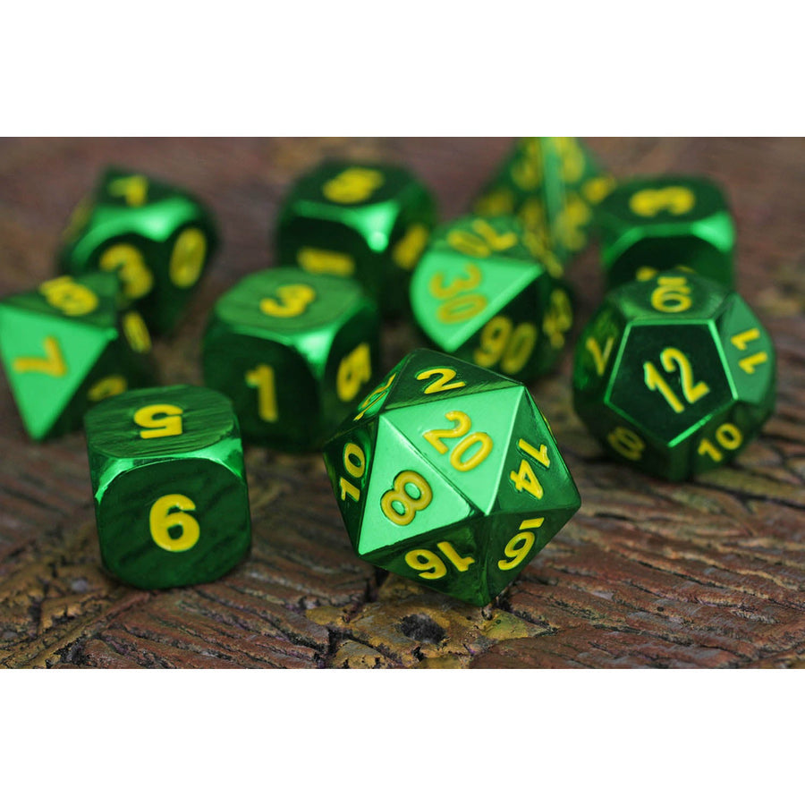 Dice Forged: Poly 7 set Metal