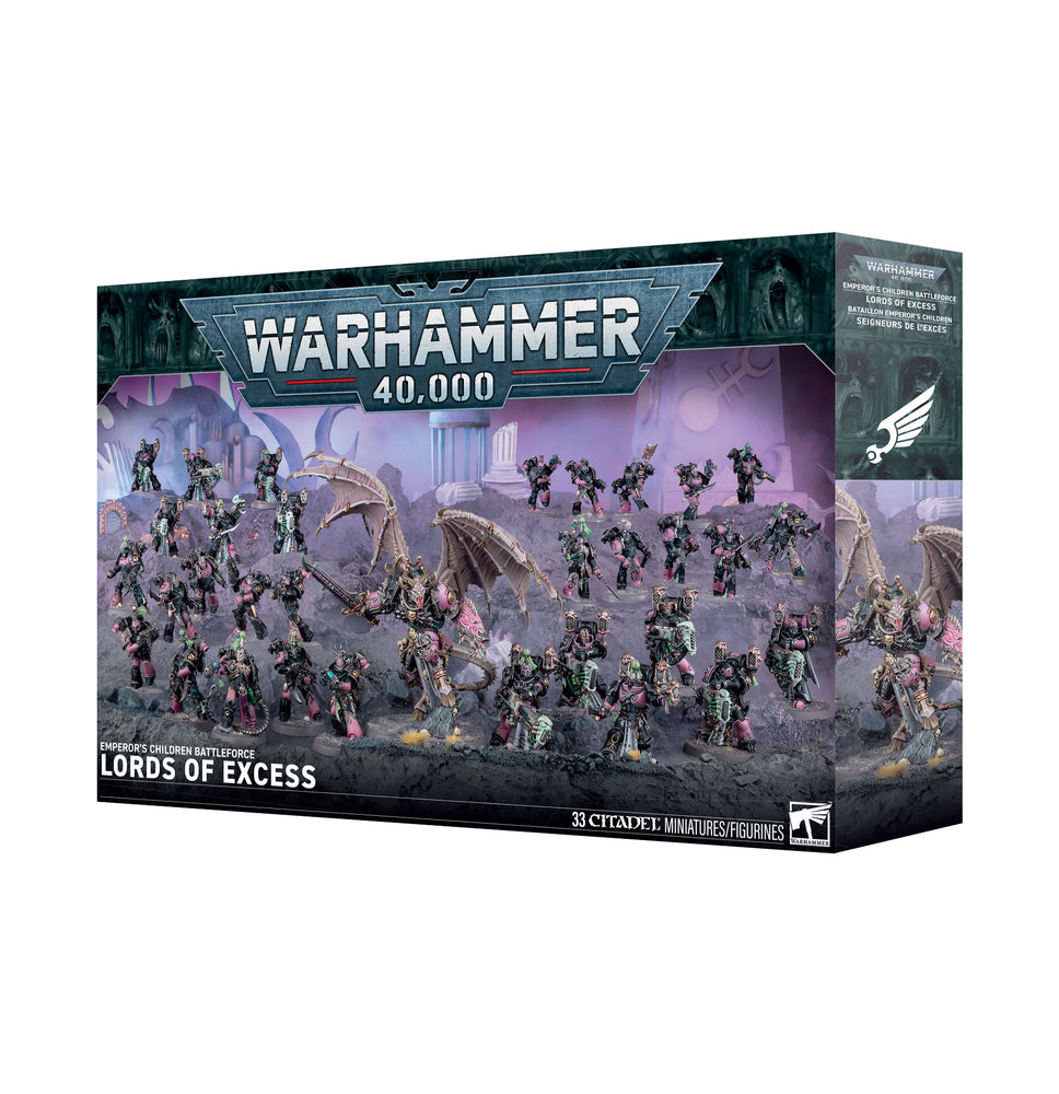 Warhammer 40K Emperor's Children: Battleforce Lords Of Excess