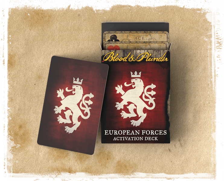 Blood & Plunder:  Activation Deck - European Forces