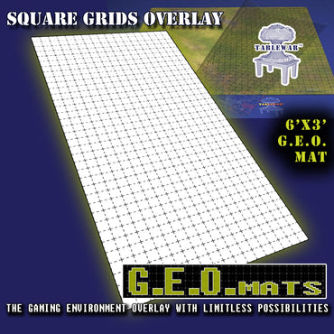 GEO Mat: 6x3 Square Grid