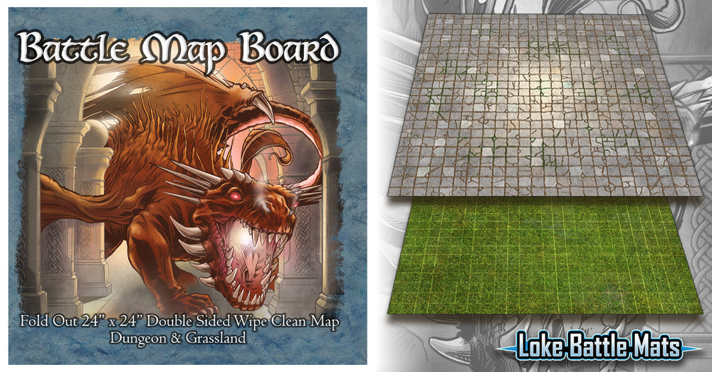 Battlemat Loke: Battle Map Board Grid & Hex