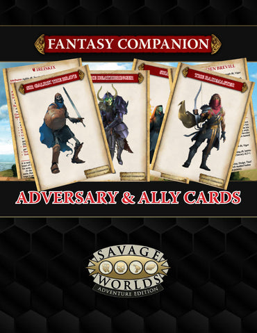 Savage Worlds: Fantasy Ally & Adversary Cards