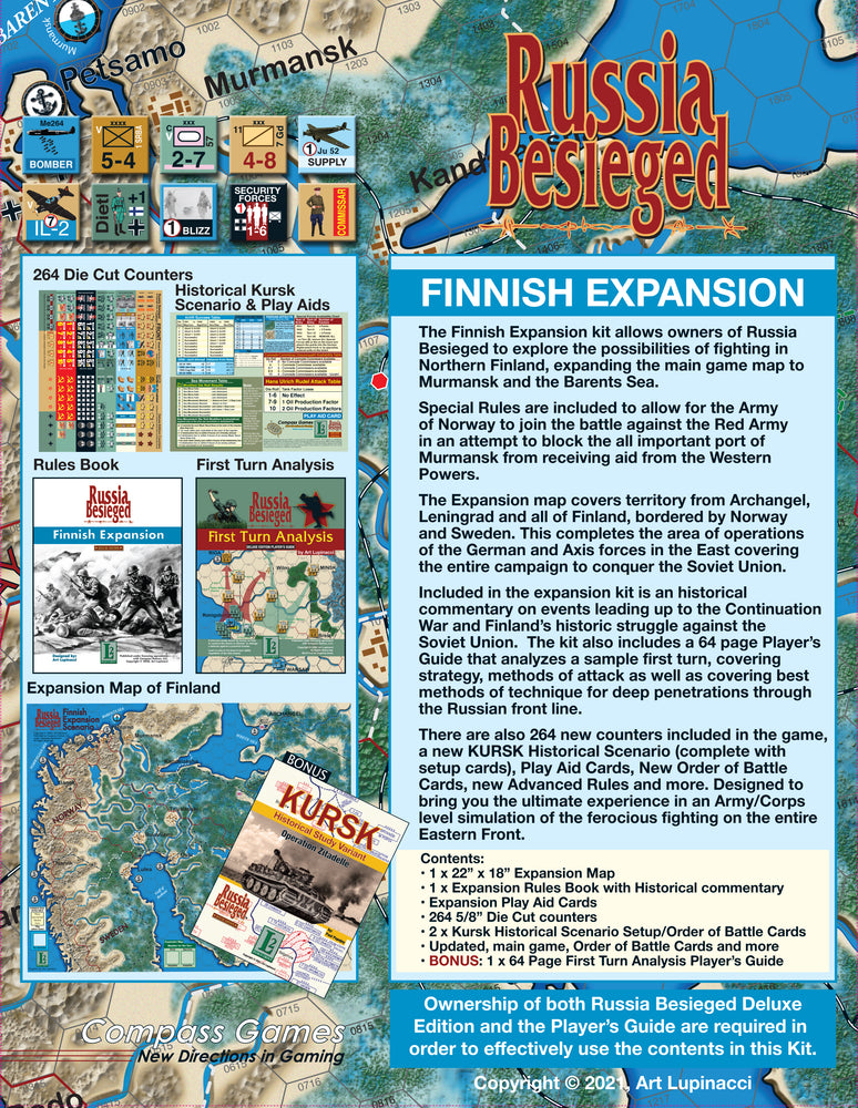 Russia Besieged Deluxe Edition, Finnish Expansion