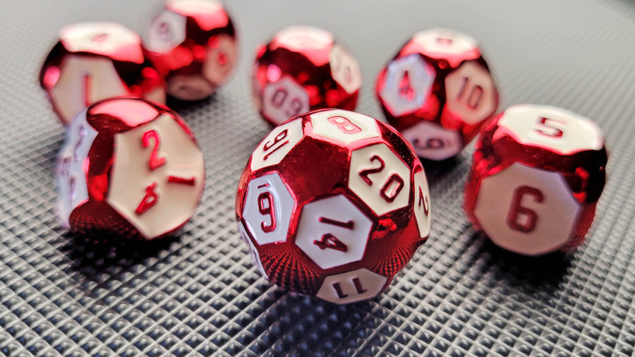 Dice Forged: Poly 7 set Futuristic