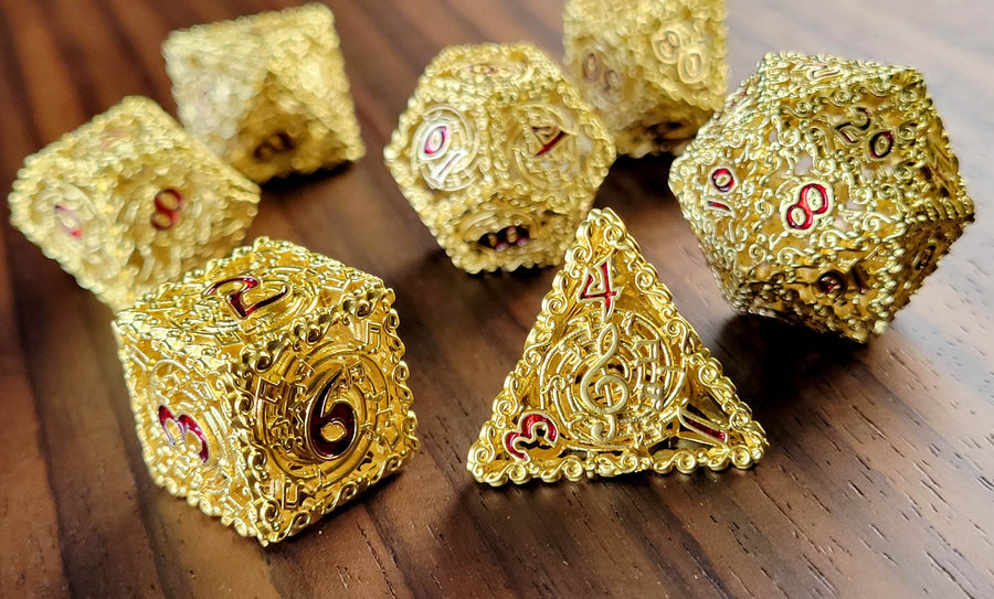 Dice Forged: Poly 7 set Hollow