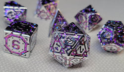Dice Forged: Poly 7 set Futuristic