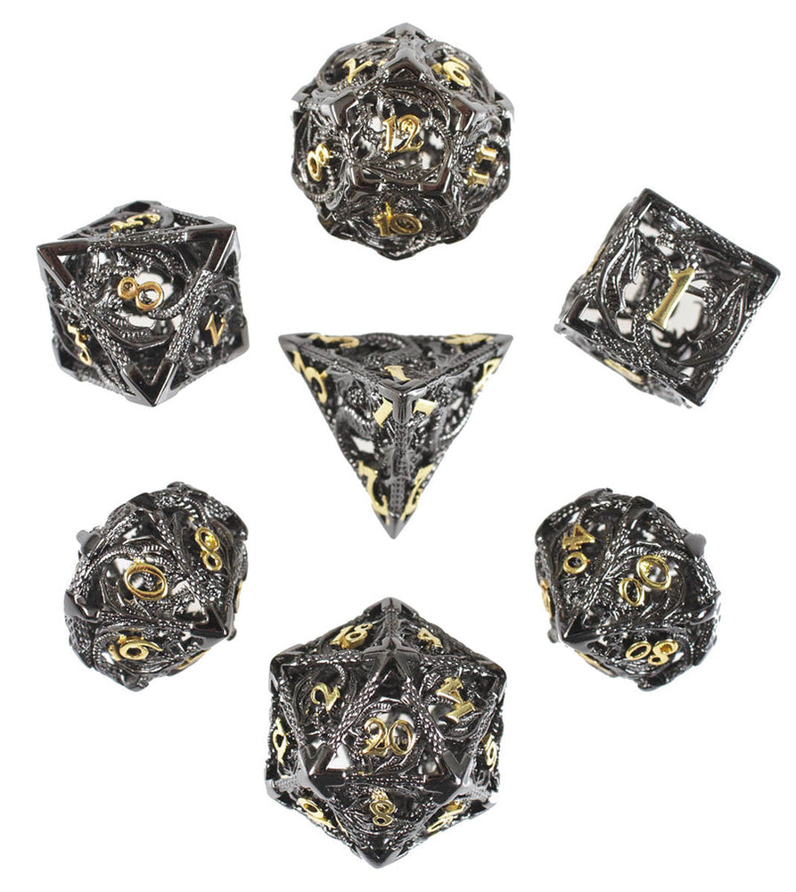 Dice Forged: Poly 7 set Hollow