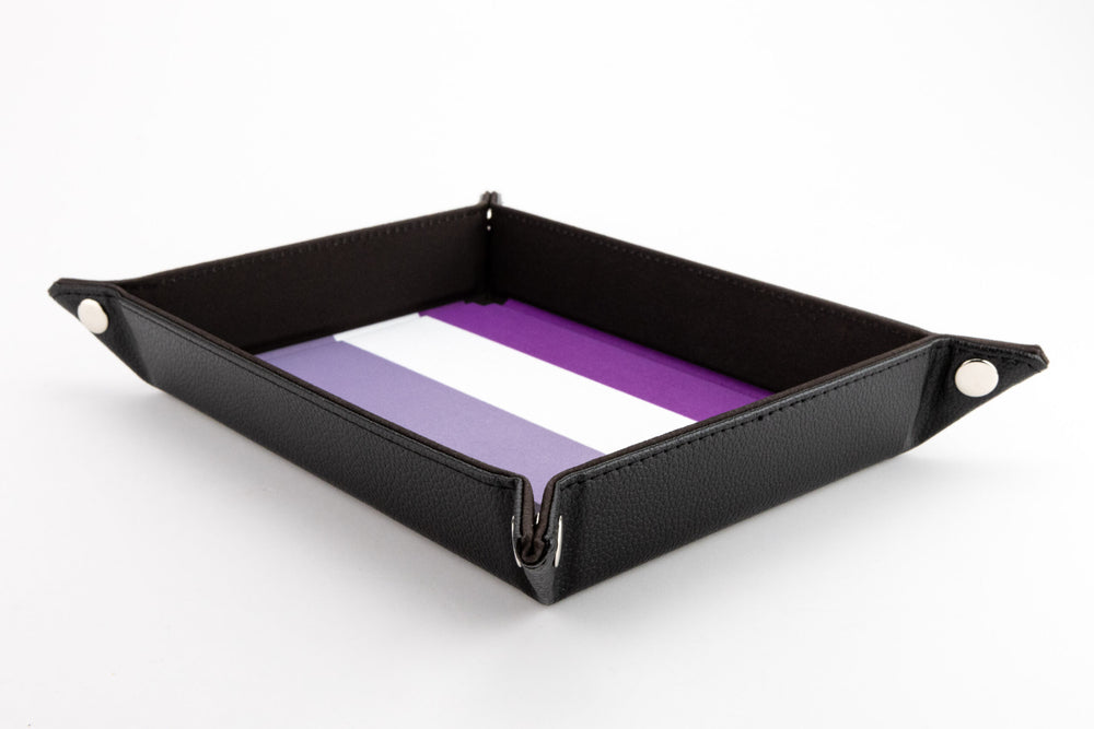 Dice Tray Fanroll: Pride Velvet Folding Tray