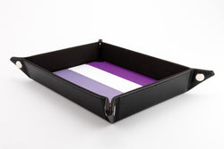 Dice Tray Fanroll: Pride Velvet Folding Tray