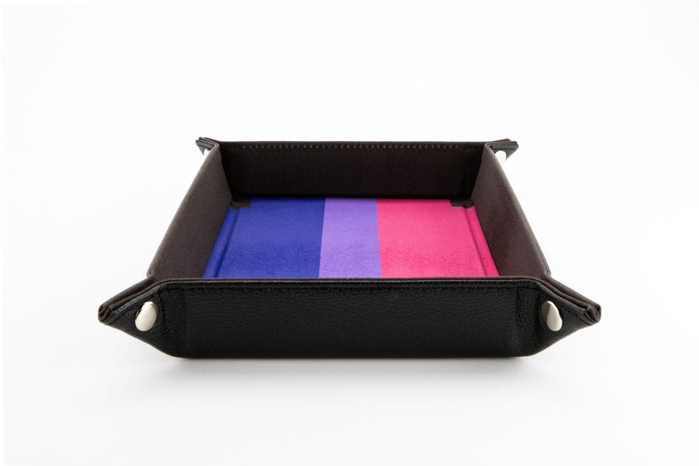 Dice Tray Fanroll: Pride Velvet Folding Tray