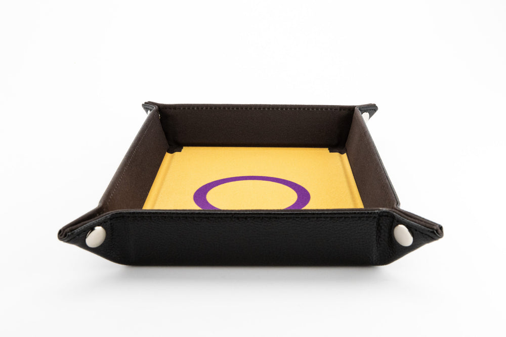 Dice Tray Fanroll: Pride Velvet Folding Tray