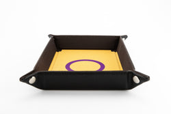 Dice Tray Fanroll: Pride Velvet Folding Tray