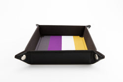 Dice Tray Fanroll: Pride Velvet Folding Tray
