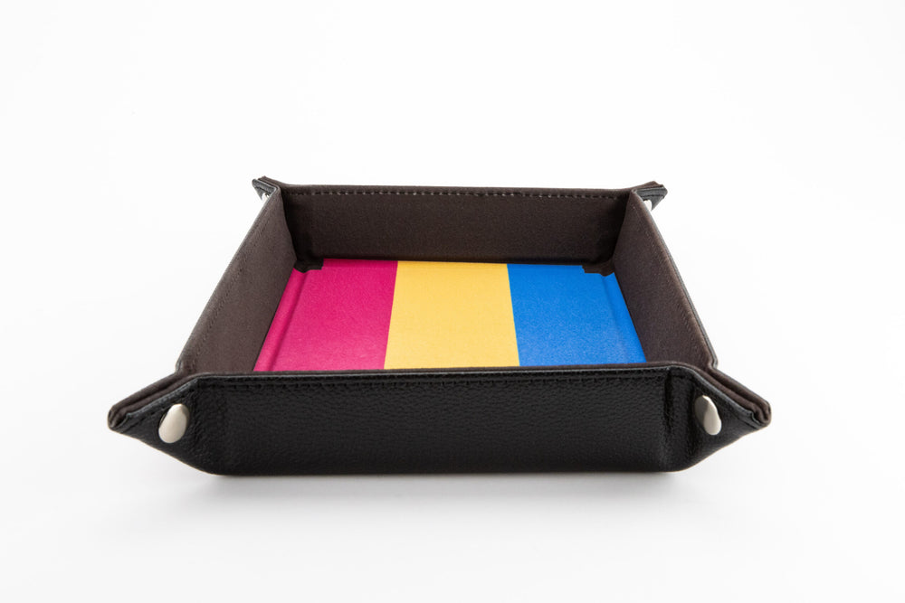 Dice Tray Fanroll: Pride Velvet Folding Tray
