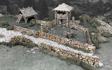 Terrain Battle Systems: Fantasy Walls - Stone