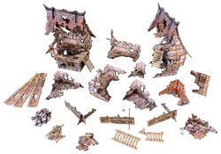 Terrain Battle Systems: Fantasy Village Ruins