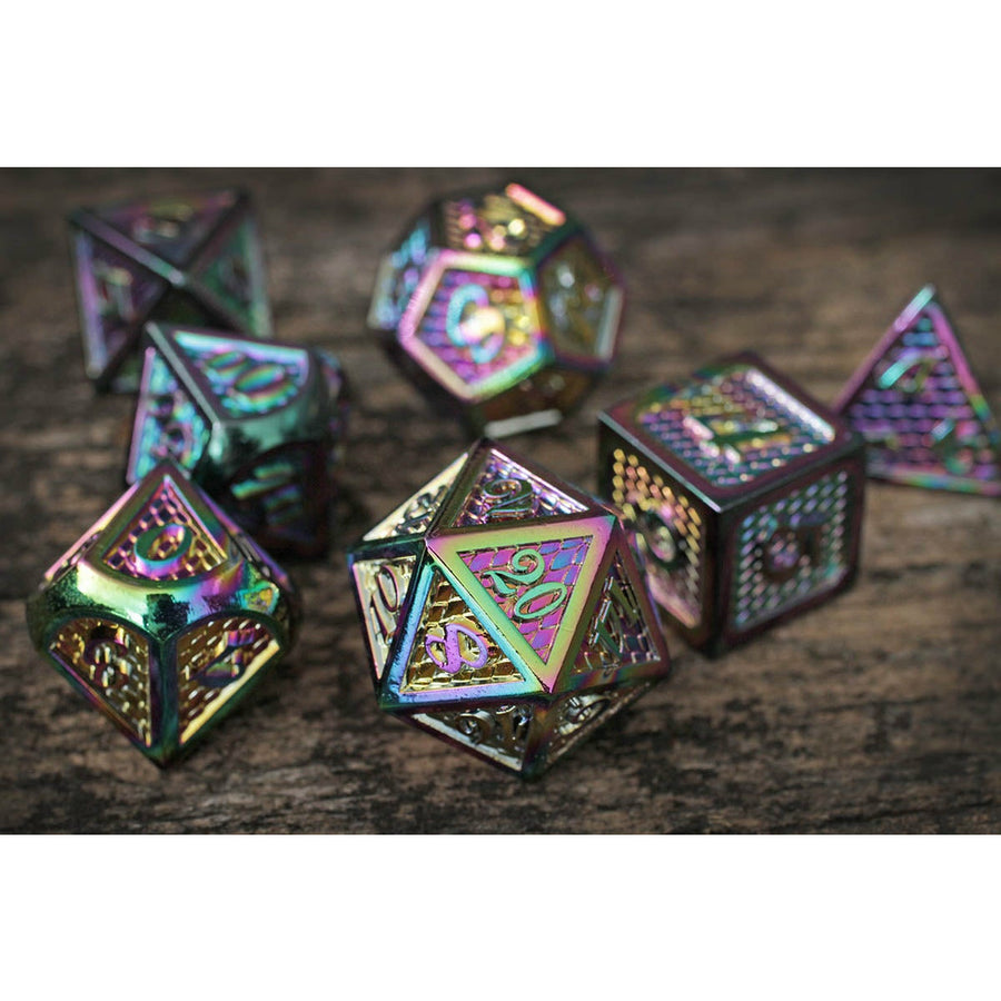 Dice Forged: Poly 7 set Dragon & Scales