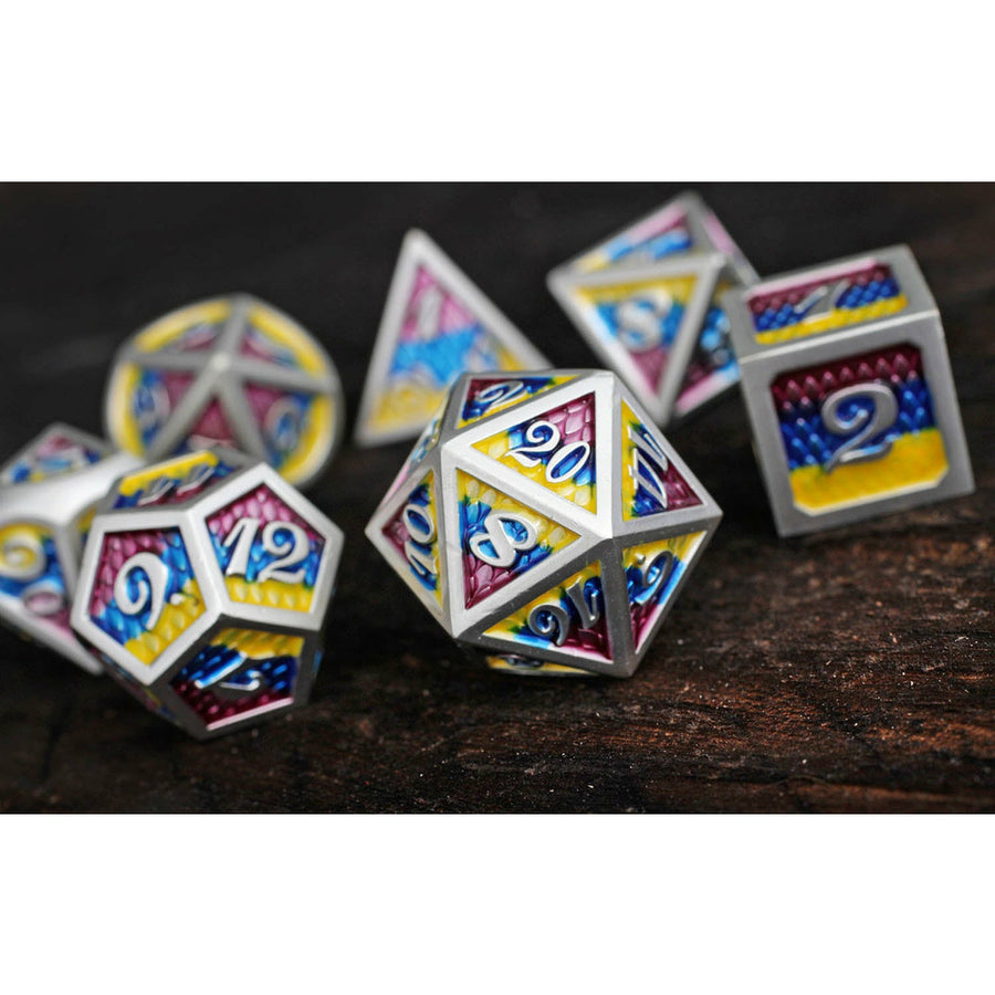 Dice Forged: Poly 7 set Dragon & Scales