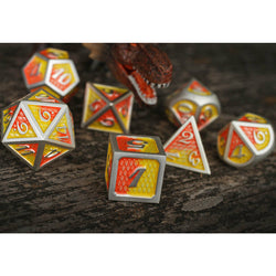 Dice Forged: Poly 7 set Dragon & Scales
