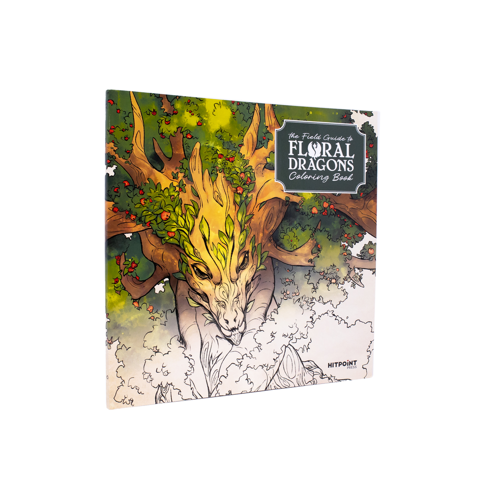 Dungeons & Dragons Hit Point: The Field Guide To Floral Dragons: Coloring Book