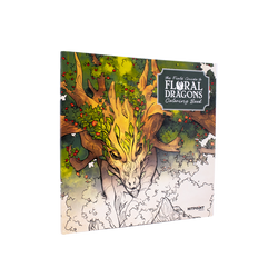 Dungeons & Dragons Hit Point: The Field Guide To Floral Dragons: Coloring Book