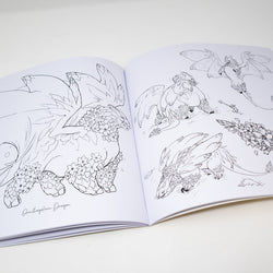 Dungeons & Dragons Hit Point: The Field Guide To Floral Dragons: Coloring Book