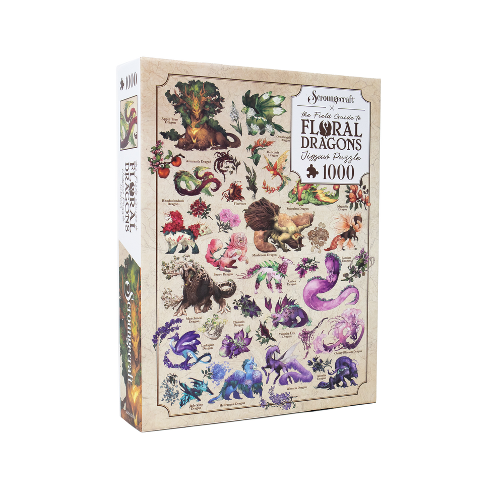 Puzzle Hit Point: The Field Guide To Floral Dragons: Dragons