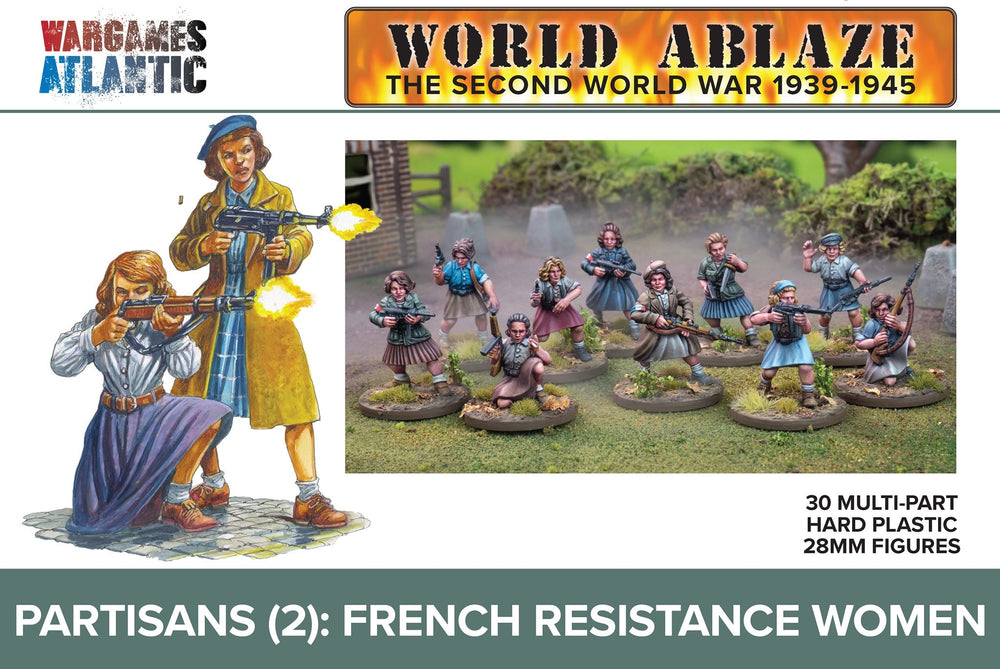 World Ablaze: Partisans (2) French Resistance Women