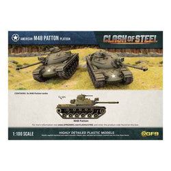 Clash of Steel: American - M48 Medium Tank Platoon (x3 Plastic)