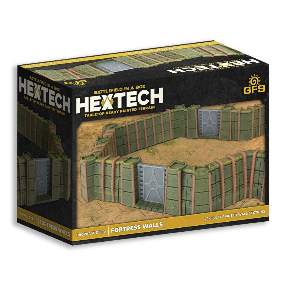 BattleTech Hextech: Dropbase Delta Fortress Walls (x24)