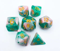 Dice Critical Hit: Poly 7 Set Glitter Fusion