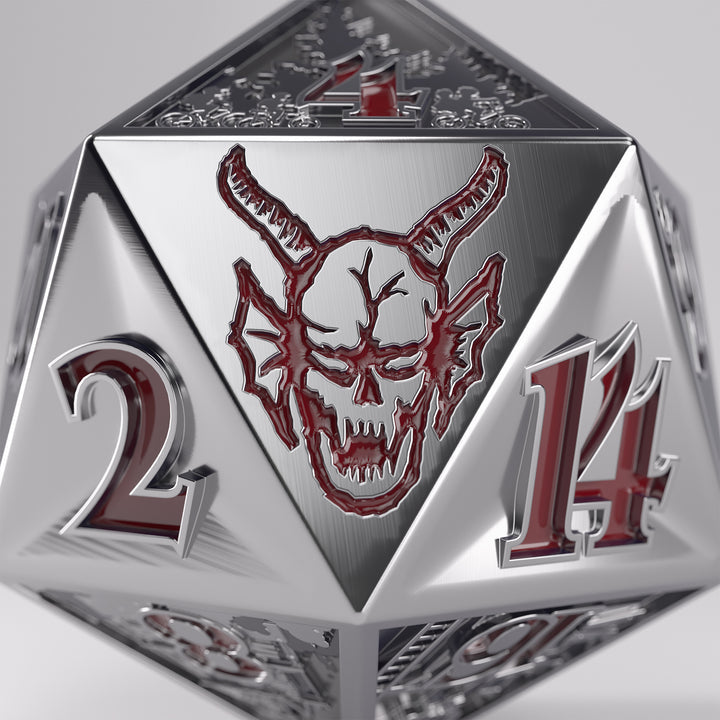 Dice GameGen!c: d20 Metal Die: Stranger Things: Hellfire Club