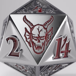 Dice GameGen!c: d20 Metal Die: Stranger Things: Hellfire Club
