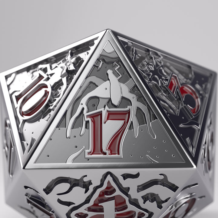 Dice GameGen!c: d20 Metal Die: Stranger Things: Hellfire Club