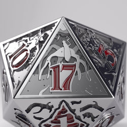 Dice GameGen!c: d20 Metal Die: Stranger Things: Hellfire Club