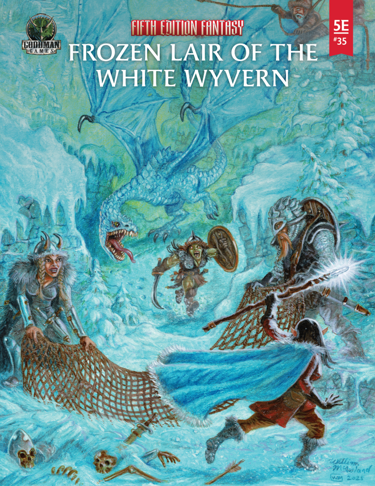 Dungeons & Dragons Fifth Edition Fantasy: 35 The Frozen Lair of the White Wyvern