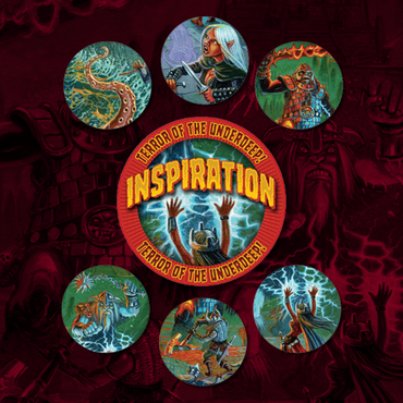 Dungeons & Dragons Fifth Edition Fantasy: Terror From the Underdeep Inspiration Tokens