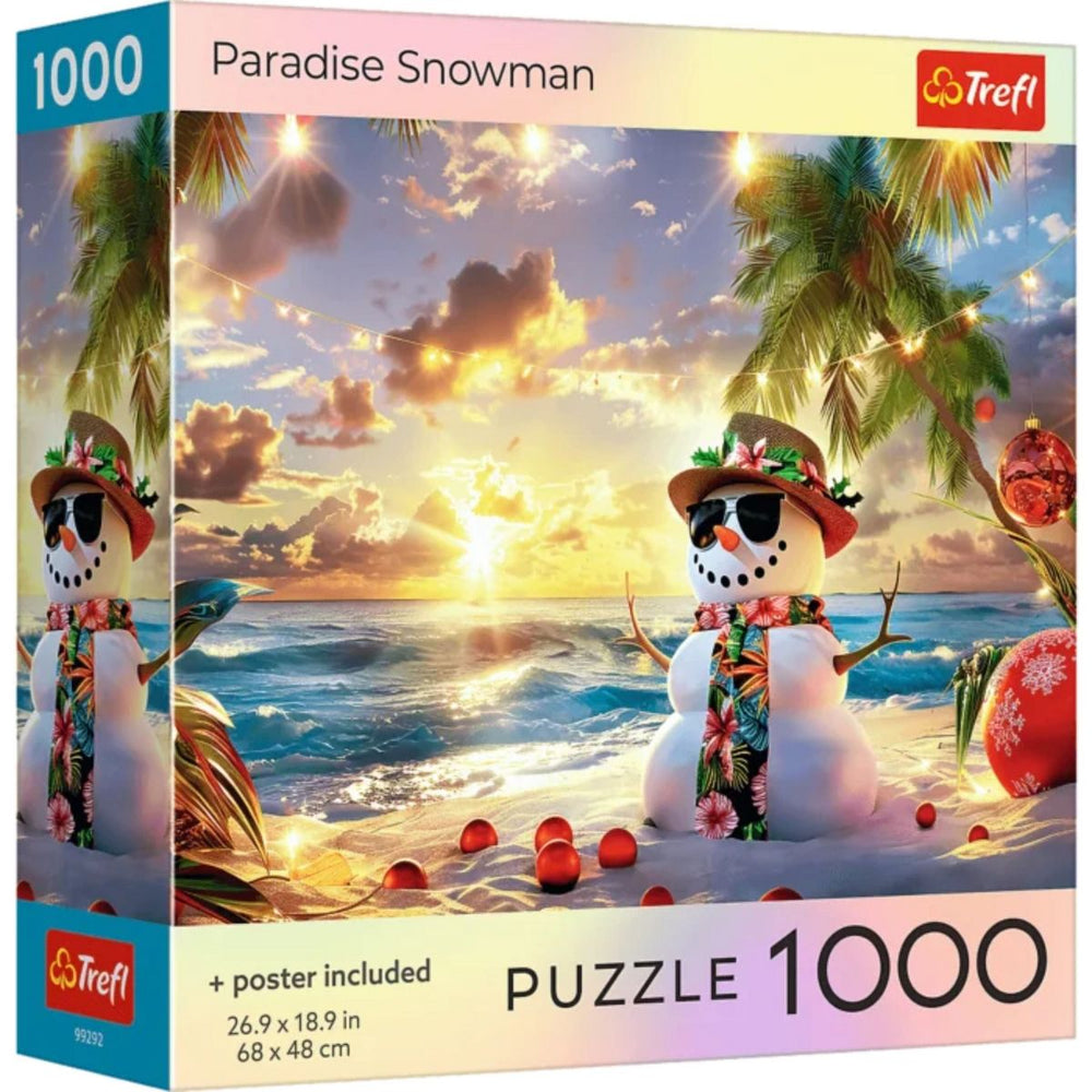 Puzzle Trefl: 1000 piece Paradise Snowman