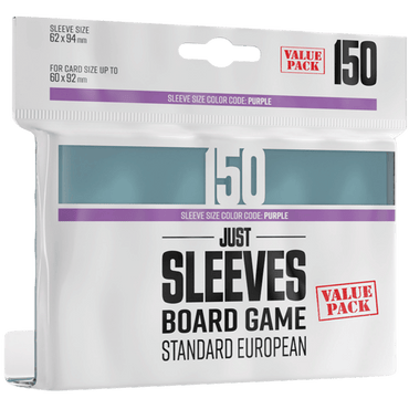 Card Sleeves GameGen!c Just Sleeves: Standard European Value Pack (150)