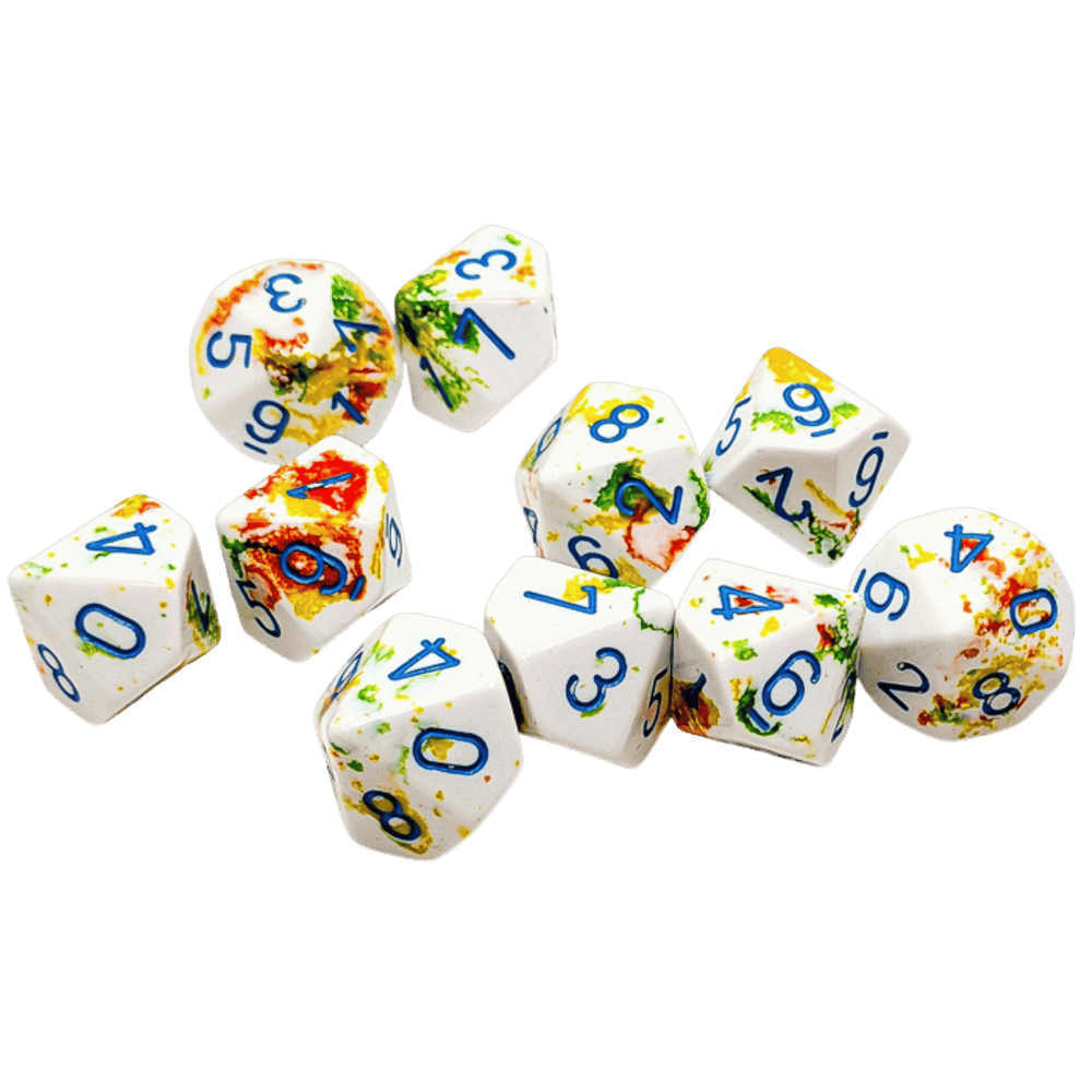 Dice Chessex: D10 Brush Set of 10