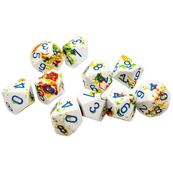 Dice Chessex: D10 Brush Set of 10