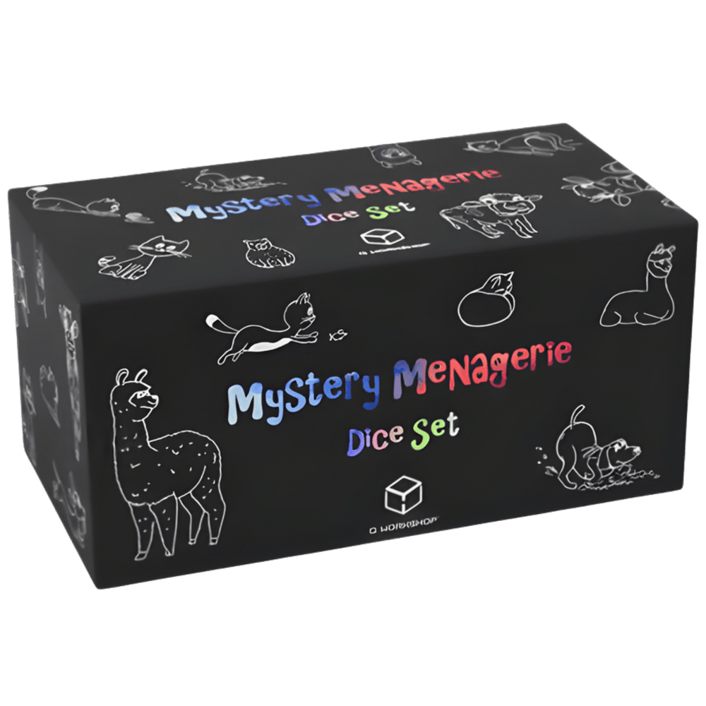 Dice Display: Poly 7-Set Mystery Menagerie Dice