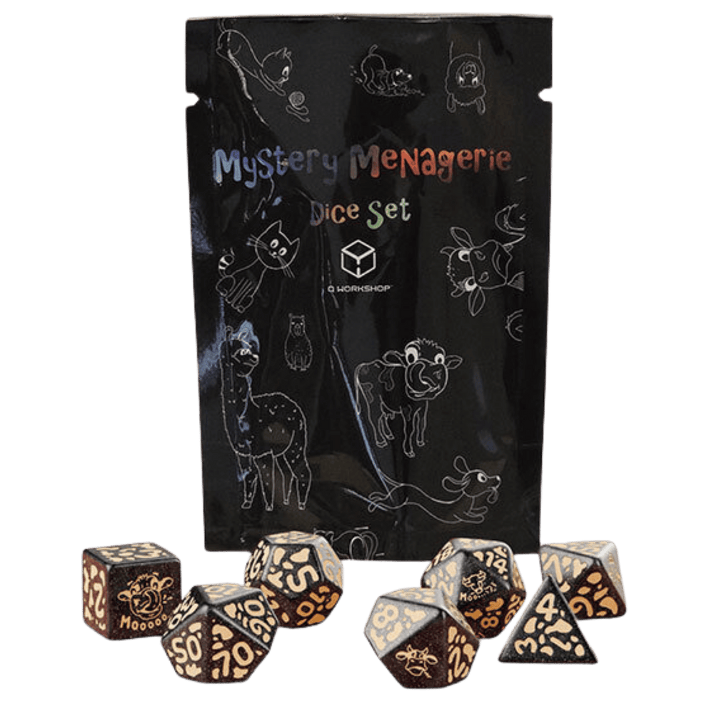 Dice Display: Poly 7-Set Mystery Menagerie Dice